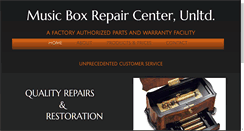 Desktop Screenshot of musicboxrepaircenter.com